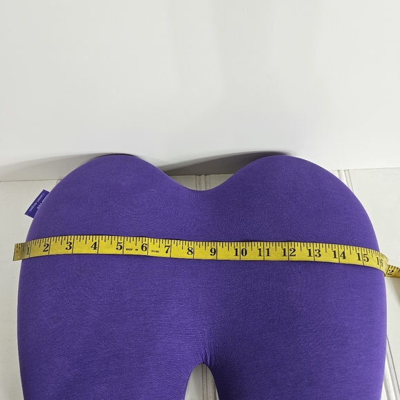 Cushion Lab Back Relief Lumbar Pillow Purple Dense Memory Foam - Picture 9 of 11